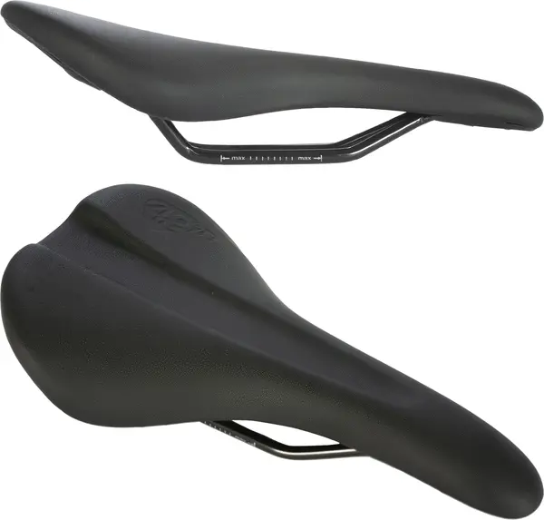49N Curved Perch Saddle: 142Mm (Black) 1