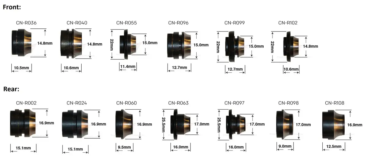 Shimano Hub Cone - Cn-R024 1
