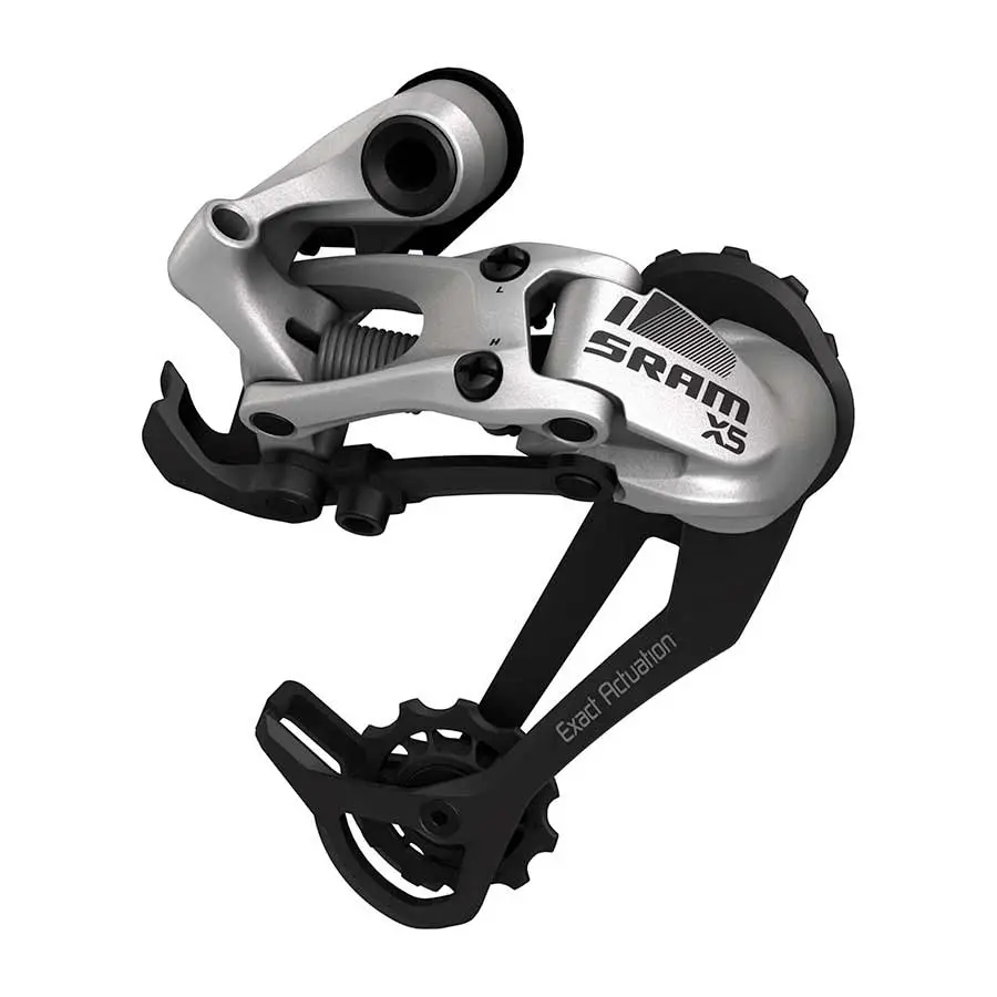 Sram X5 Rear Derailleur 9 Speed Med Cage (Silver) 1