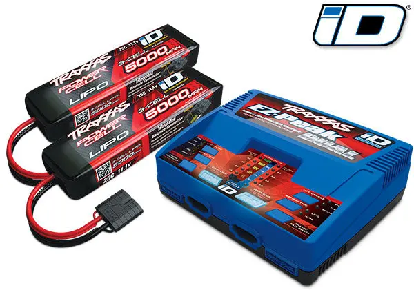 Traxxas 3S 5000Mah Dual Lipo And Charger Completer Pack 1