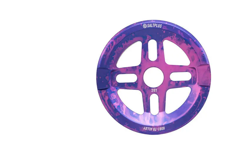 Salt Plus Orion 28T Sprocket W Guard (Nebula Purple) 1