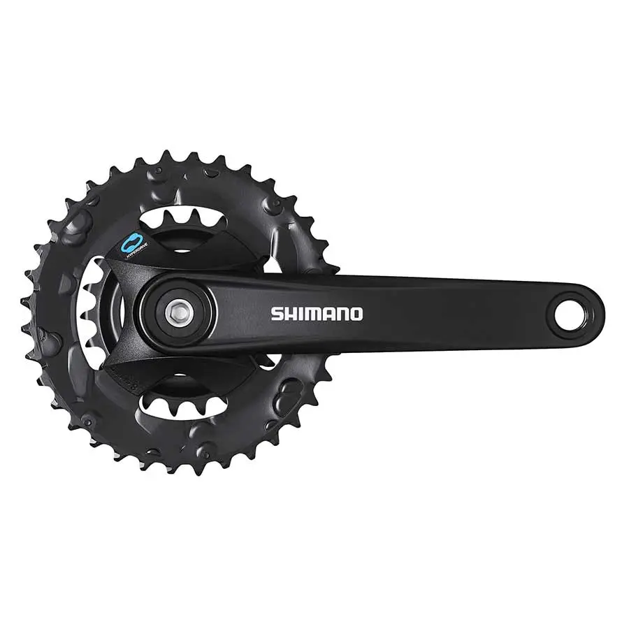 Shimano Fc-M315-2 Crankset 7/8 22/36 Square 175Mm (Black) 1