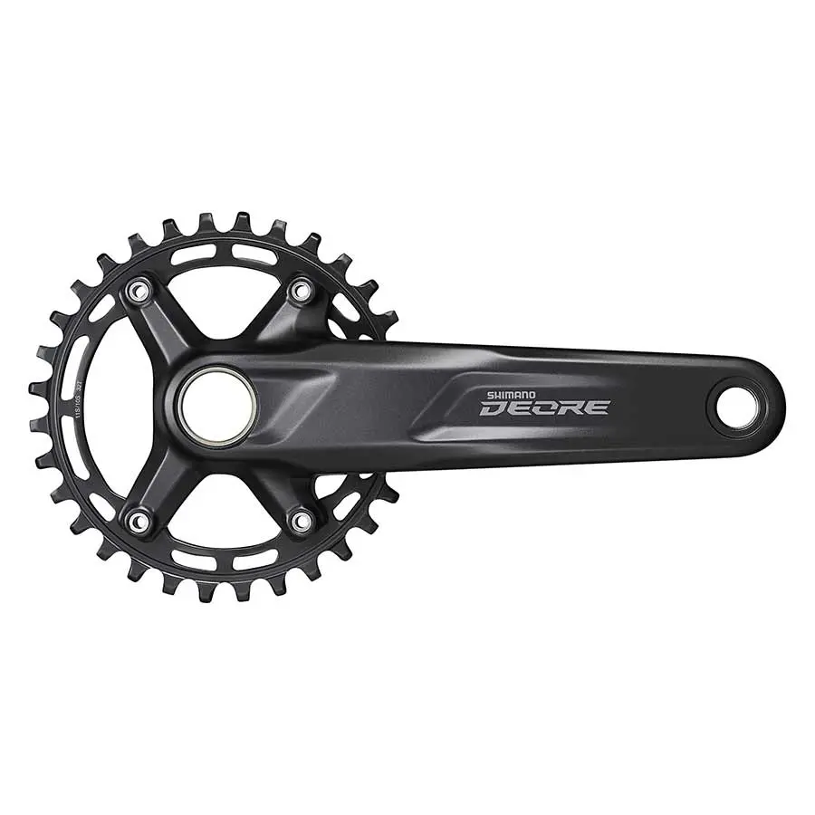 Shimano Fc-M5100-1 Crankset 10/11S Hollowtech Ii 170Mm Black Mtb 1