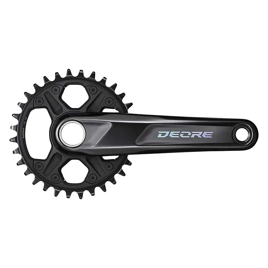 Shimano Fc-M6130-1 Crankset 12S Hollowtech Ii 175Mm Black Mtb 1