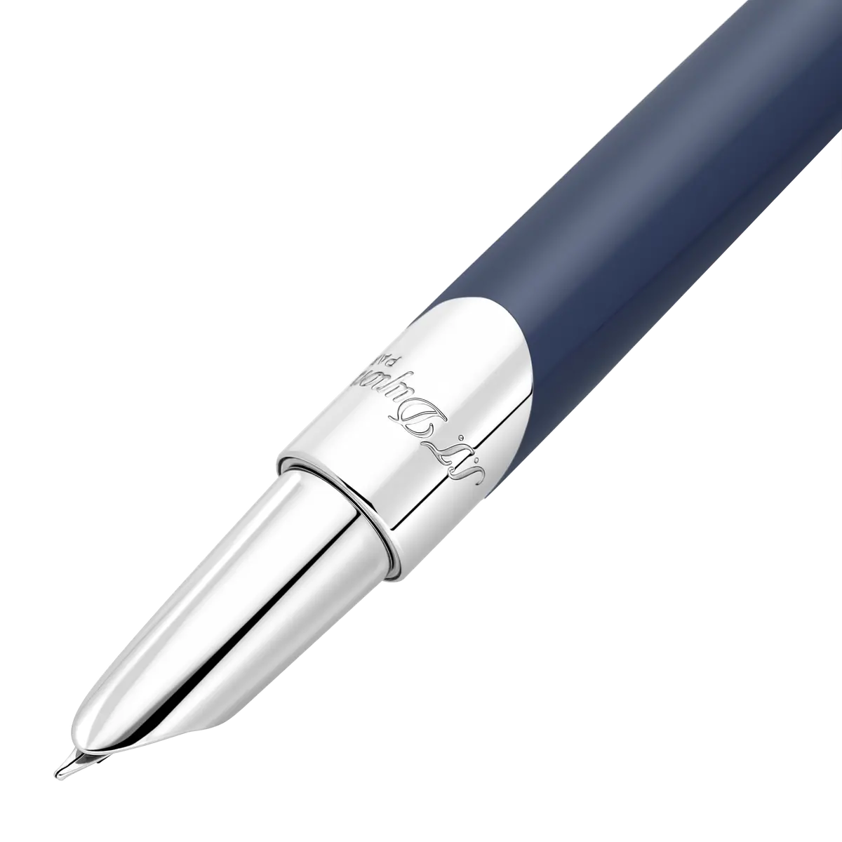 St Dupont Füllfederhalter Defi Milenium Defi, Palladium, Dark-Blue 1