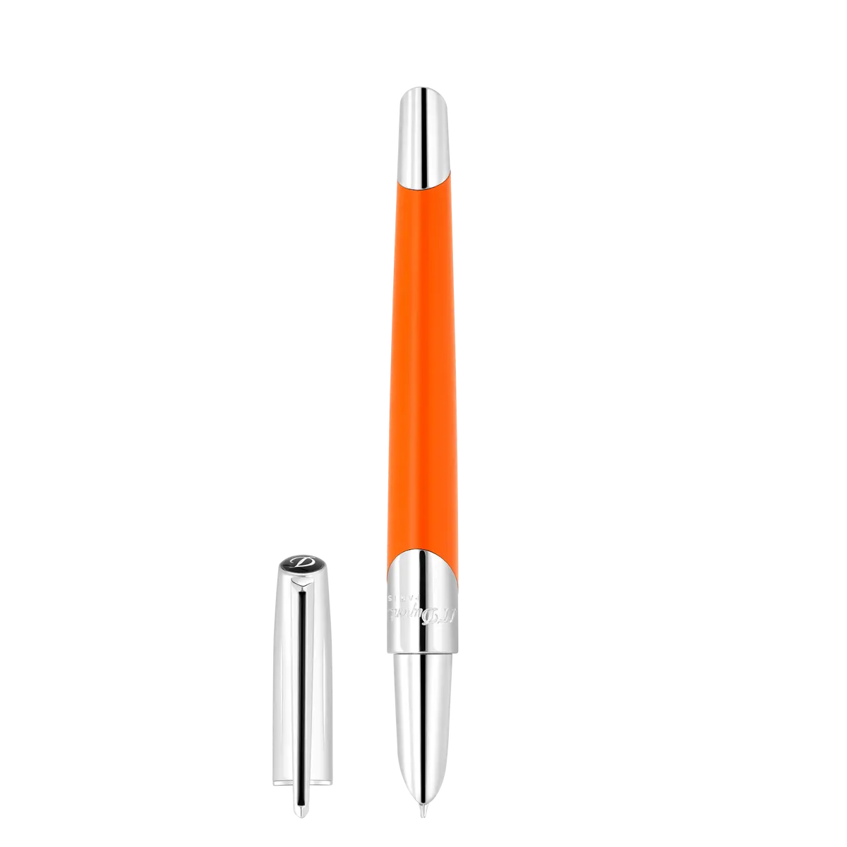 St Dupont Füllfederhalter Defi Milenium Defi, Palladium, Orange 1