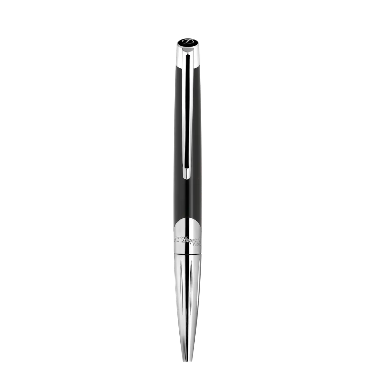 St Dupont Kugelschreiber Defi Milenium Defi, Palladium, Schwarz 1