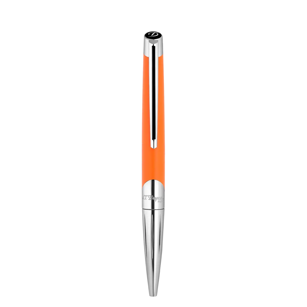 St Dupont Kugelschreiber Defi Milenium Defi, Palladium, Orange 1