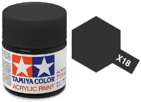 Tamiya X-18 (Semi Gloss Black) 1