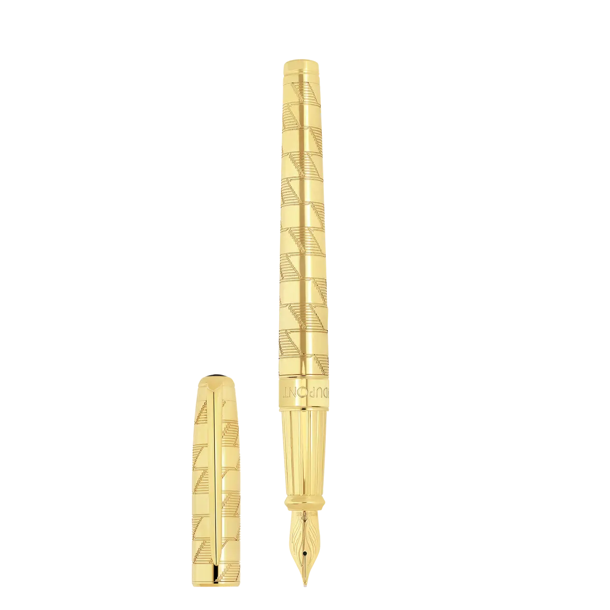 St Dupont Füllfederhalter Line D Eternity Monogram, Ltd. Edt., Golden 1