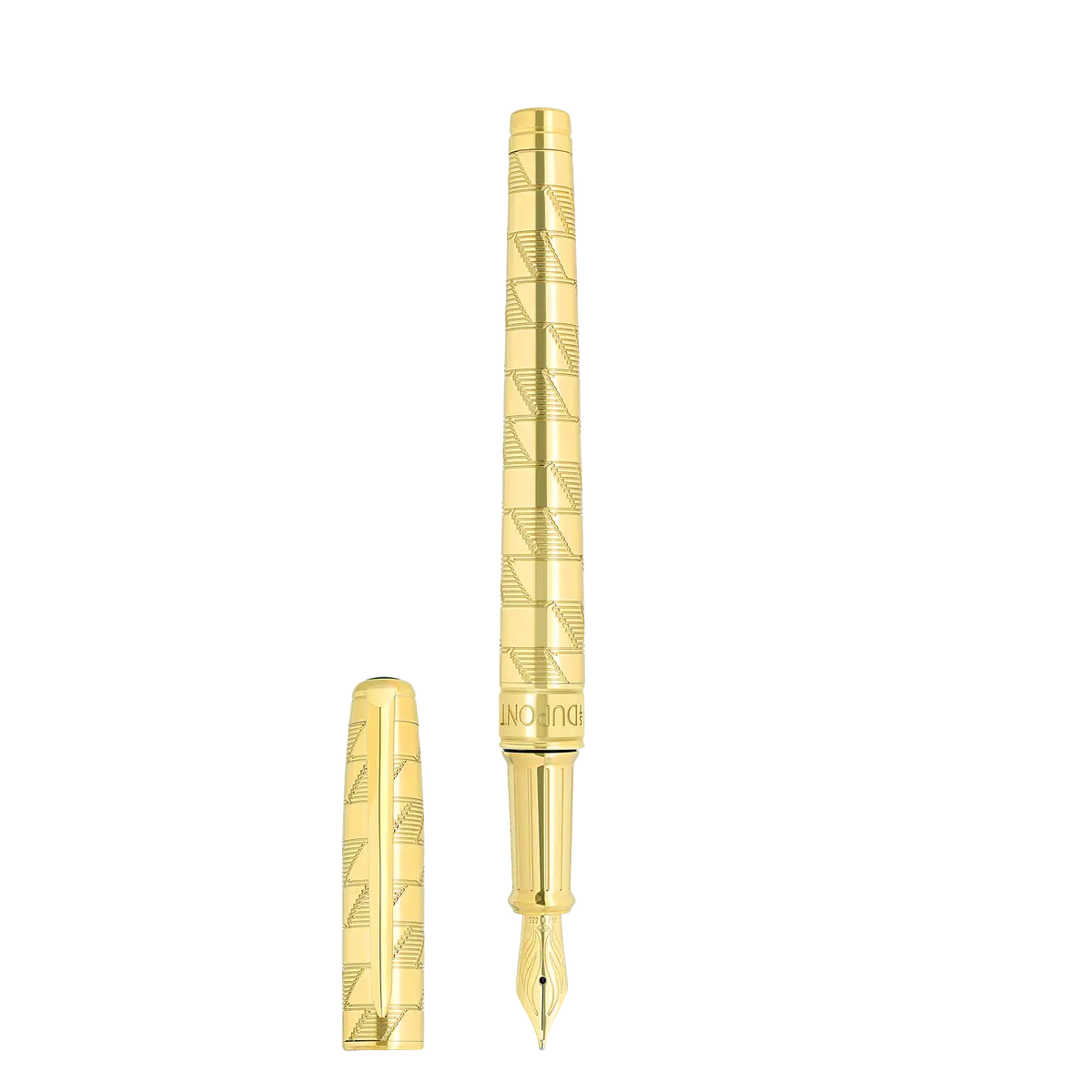 St Dupont Füllfederhalter Line D Eternity Monogram, Ltd. Edt., Golden 1
