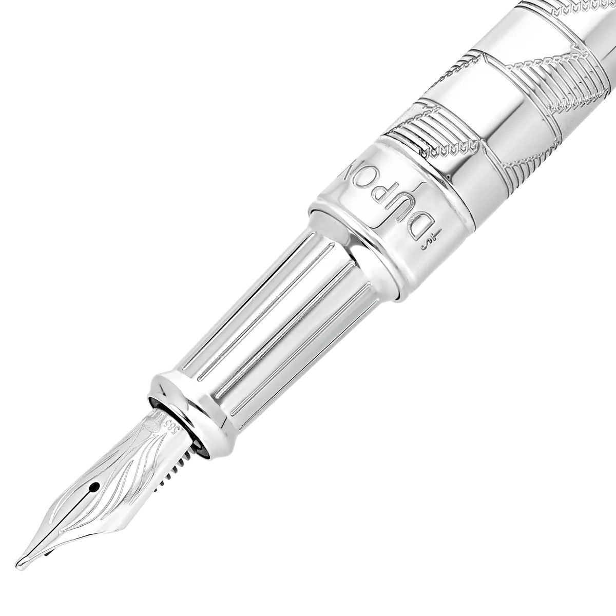 St Dupont Füllfederhalter Line D Eternity Monogram, Palladium, Ltd. Edt., Silver 1