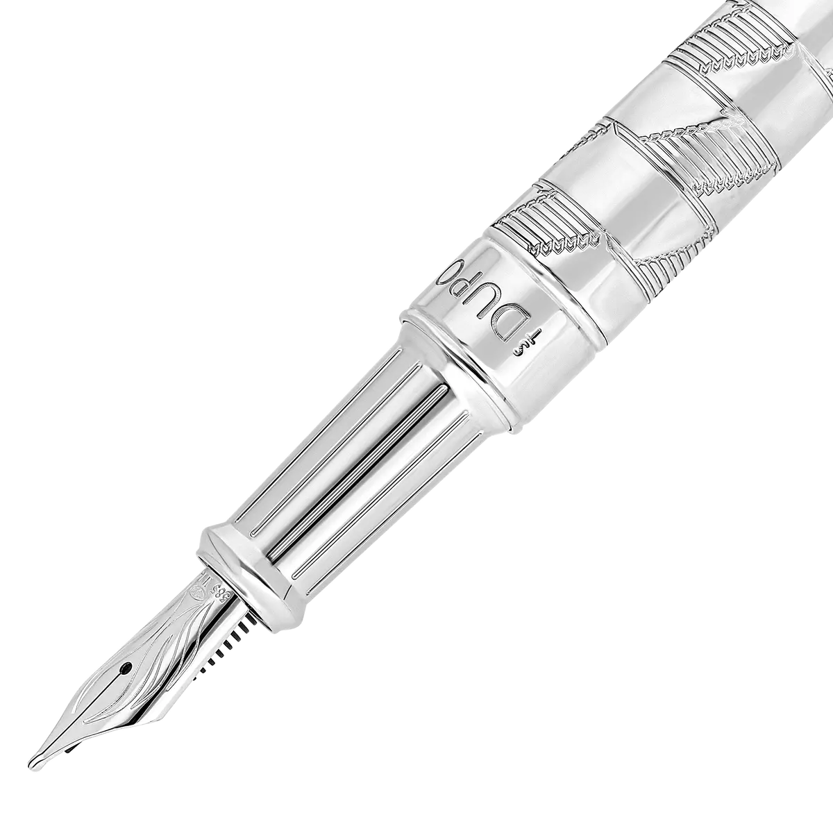 St Dupont Füllfederhalter Line D Eternity Monogram, Palladium, Ltd. Edt., Silver 1