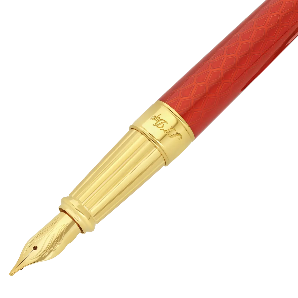 St Dupont Füllfederhalter Line D Eternity Dragon, Ltd. Edt., Burgundy 1
