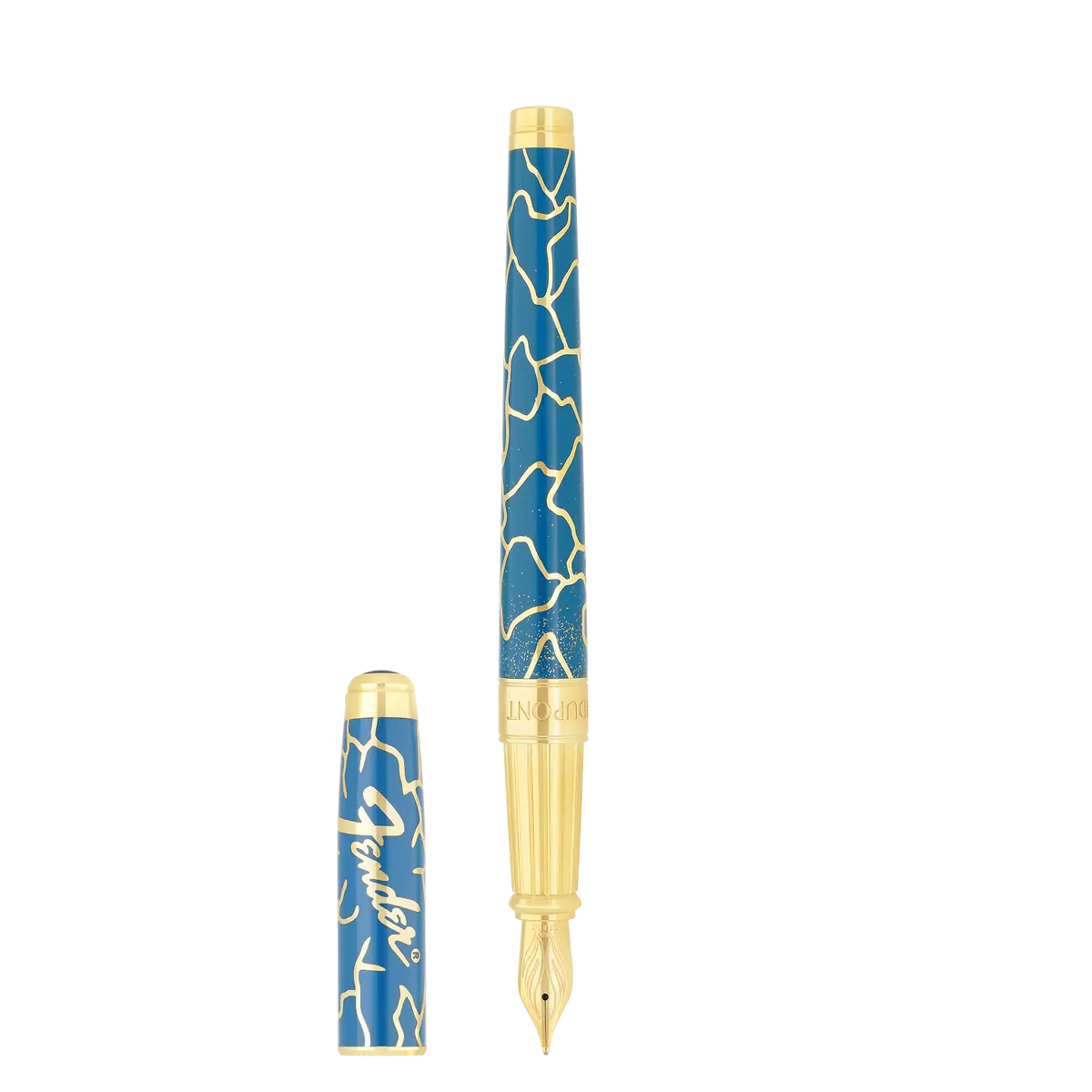 St Dupont Füllfederhalter Line D Eternity Ltd. Edt., Blue-Fender 1