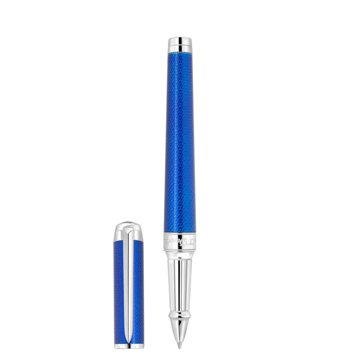 St Dupont Kugelschreiber Line D Eternity Eternity, Palladium, Indigo-Blue 1