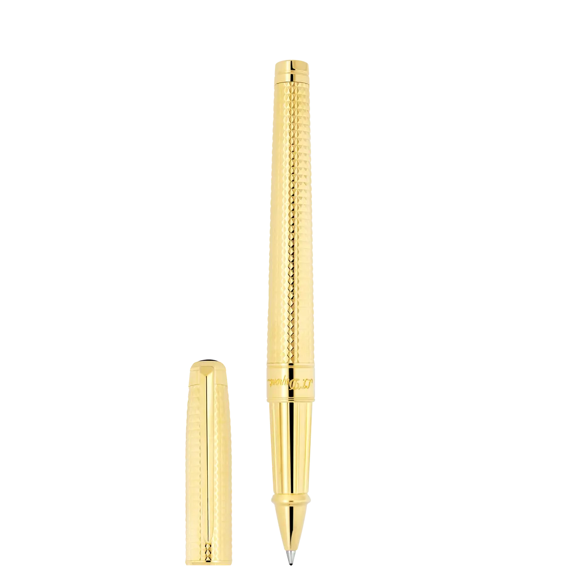 St Dupont Tintenroller Line D Eternity Eternity, Golden 1
