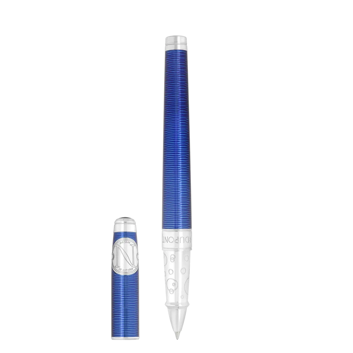 St Dupont Tintenroller Line D Eternity 20000 Lieues Sous Les Mers, Palladium, Ltd. Edt., Blue-Gulf-Stream 1