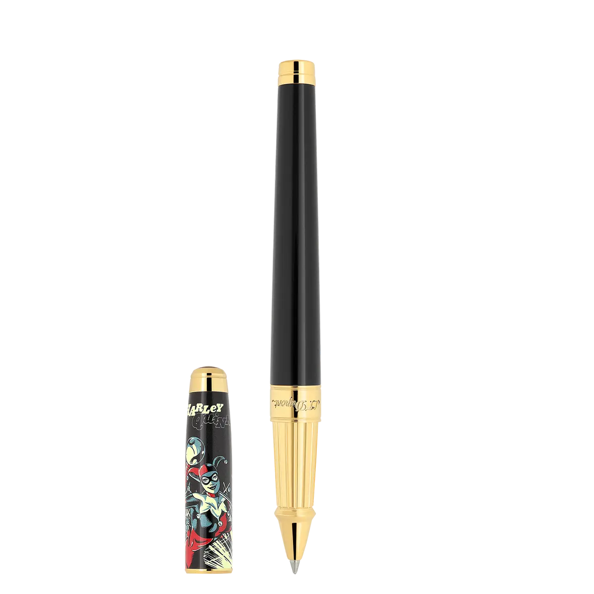 St Dupont Tintenroller Line D Eternity Dc Comics, Ltd. Edt., Golden 1