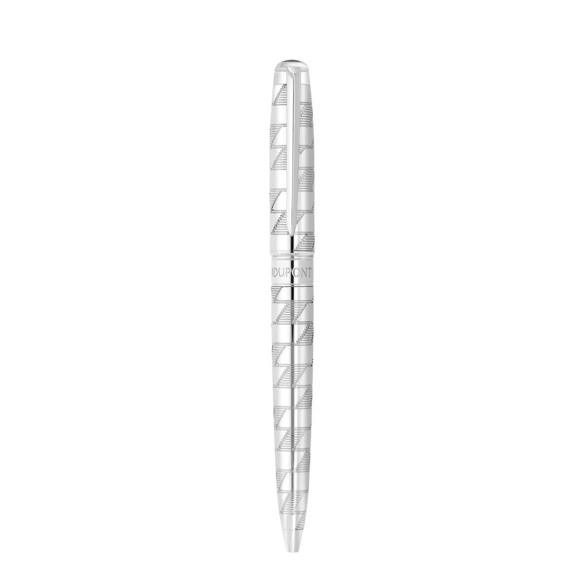St Dupont Kugelschreiber Line D Eternity Monogram, Palladium, Ltd. Edt., Silver 1