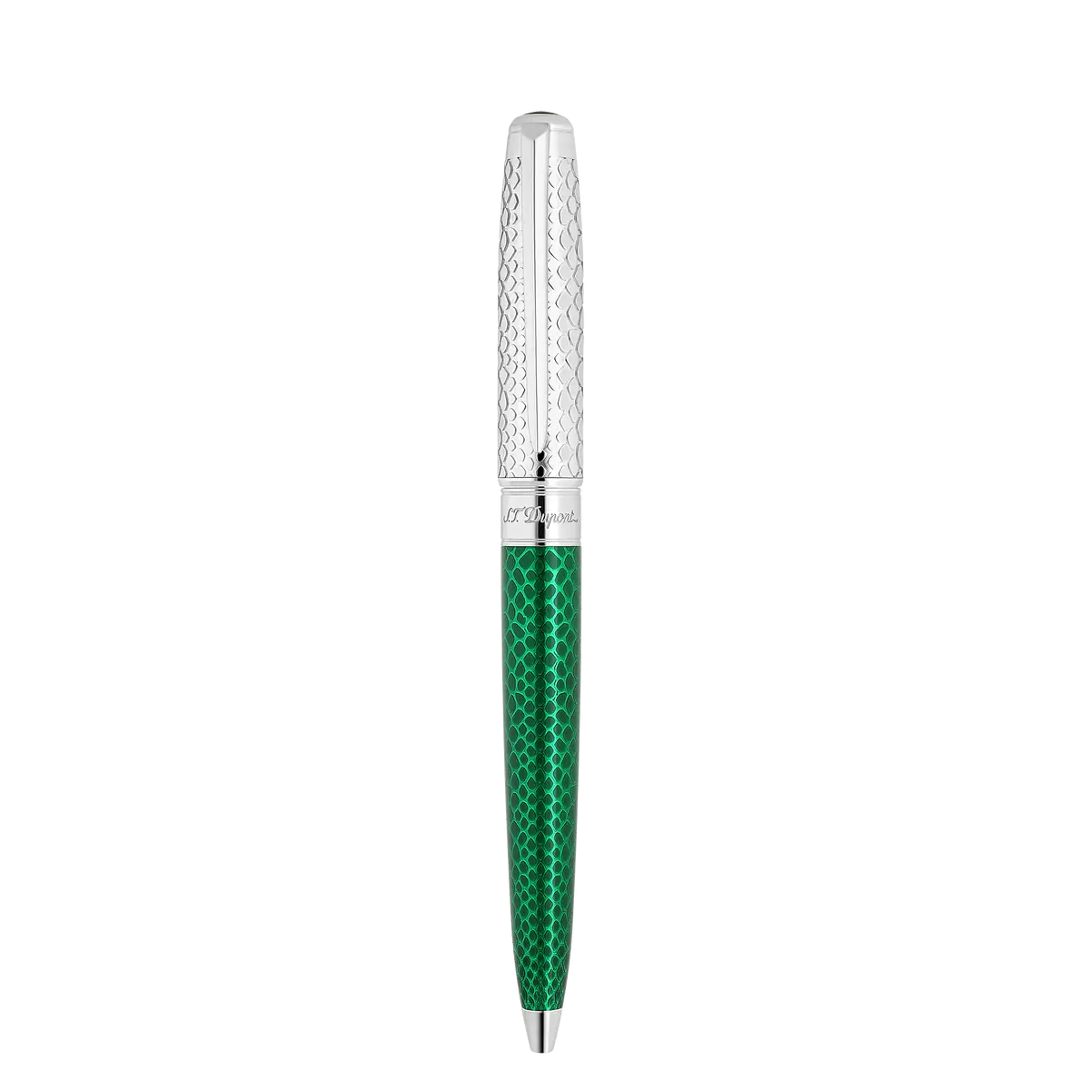 St Dupont Kugelschreiber Line D Eternity Snake Skin, Ltd. Edt., Grün 1