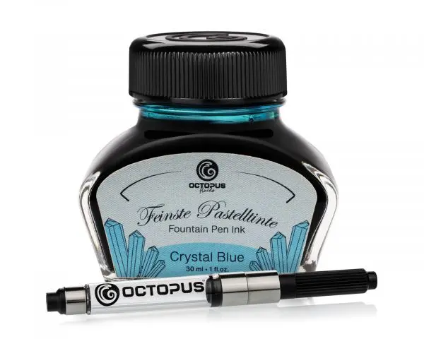 Octopus Fluids Füllhaltertinte Pastell Octopus Fluids Schreibtinten Crystal Blue 1