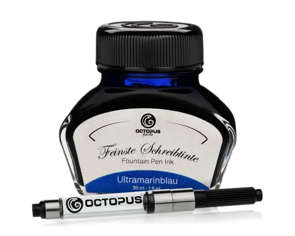 Octopus Fluids Füllhaltertinte Classic Ultramarinblau Mit Konverter 1