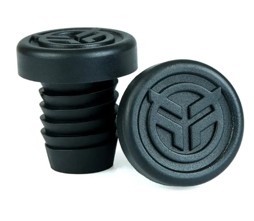 Federal Rubber Bar End W Washer Black 1