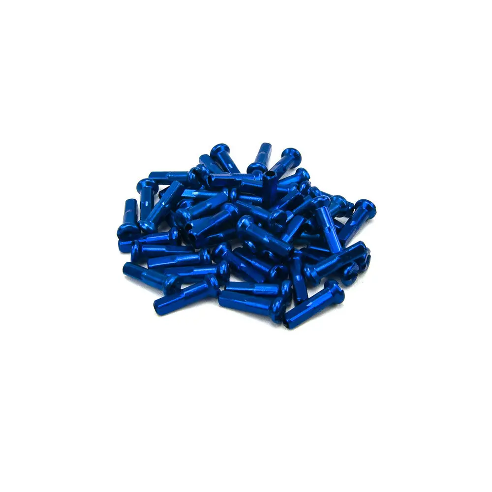 Mission Aluminum Nipples 14G 40Pc Blue 1