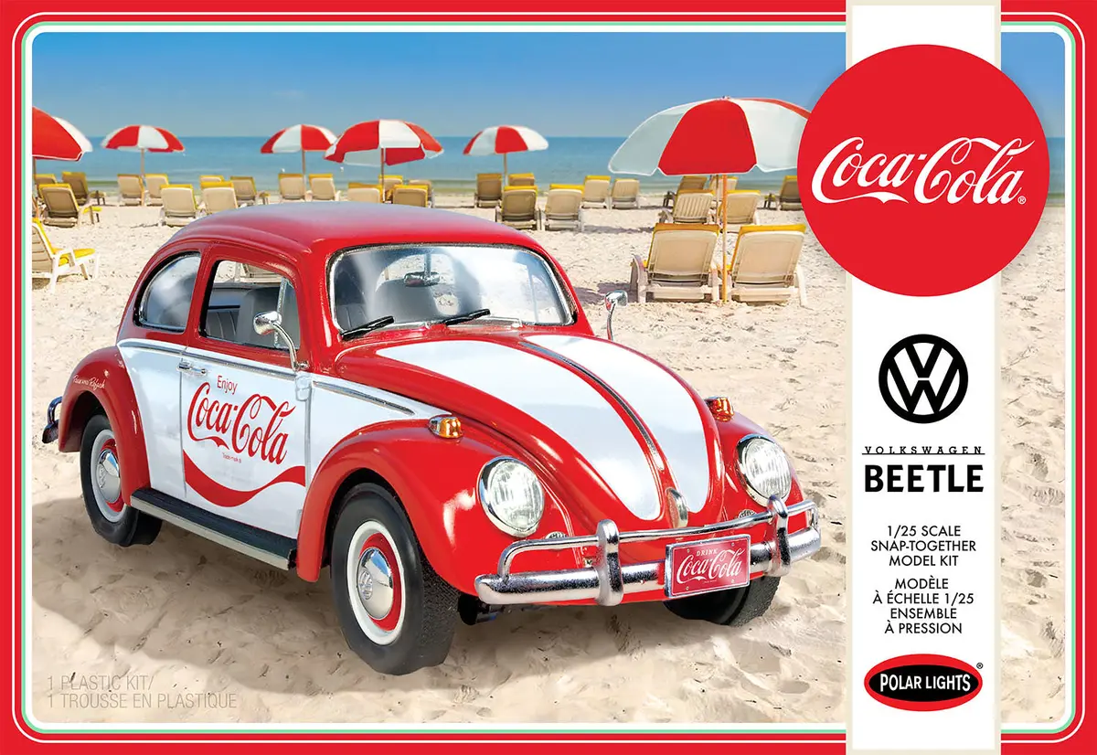 Polar Lights Volkswagen Beetle Snap (Coca-Cola)  1/24 Model Kit (Level 2) 1