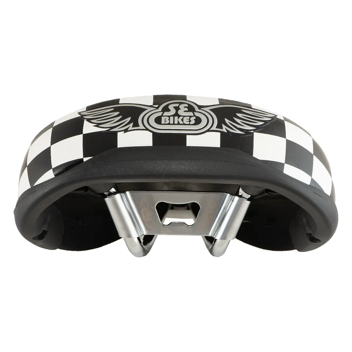 Se Bikes Big Flyer Checkered Seat (Black/White) 1