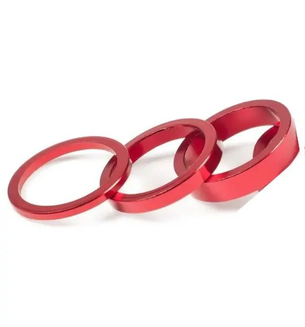 Theory 1-1/8" Headset Spacers 2,5,10Mm Red 1