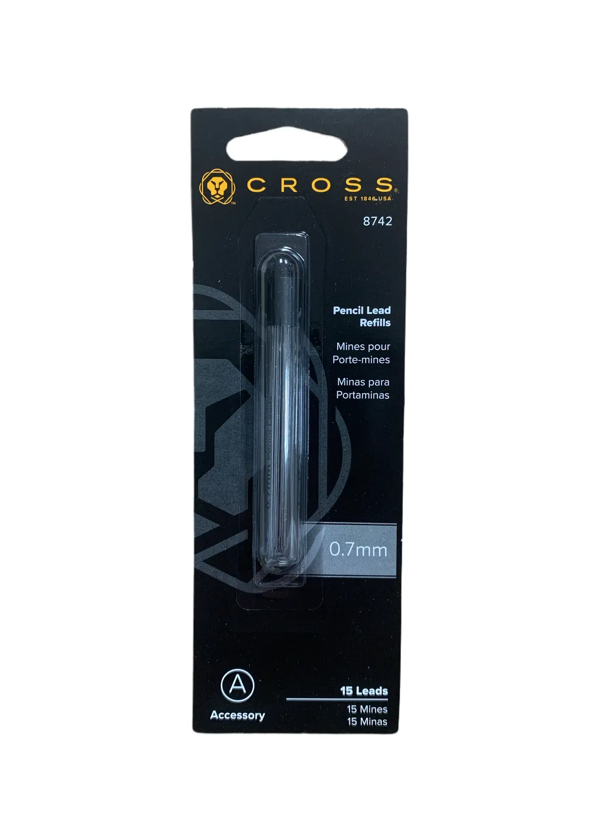 Cross, Bleistiftmine, 0,7 Mm Blister Mit 15 Minen, Grau 1