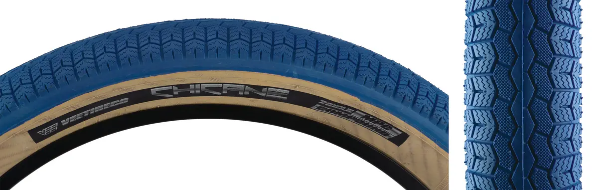 Se Racing Vee Tire Chicane 26" X 3.5" (Blue/Tan) Wire 1