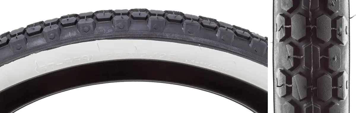 Kenda K80 Tire 26"X2.125" (Black/White) 1