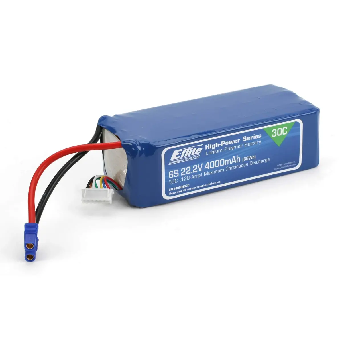E-Flight 4000Mah 6S 22.2V Lipo Battery 30C Ec3 1