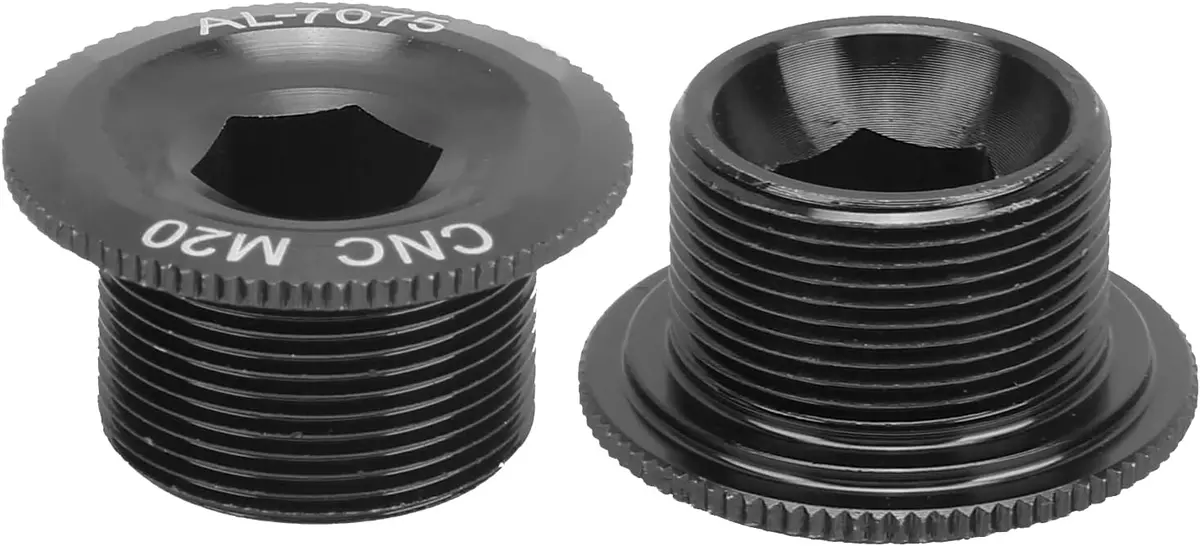 Crank Bolt M20 X 1.25 Alloy (Black) 1