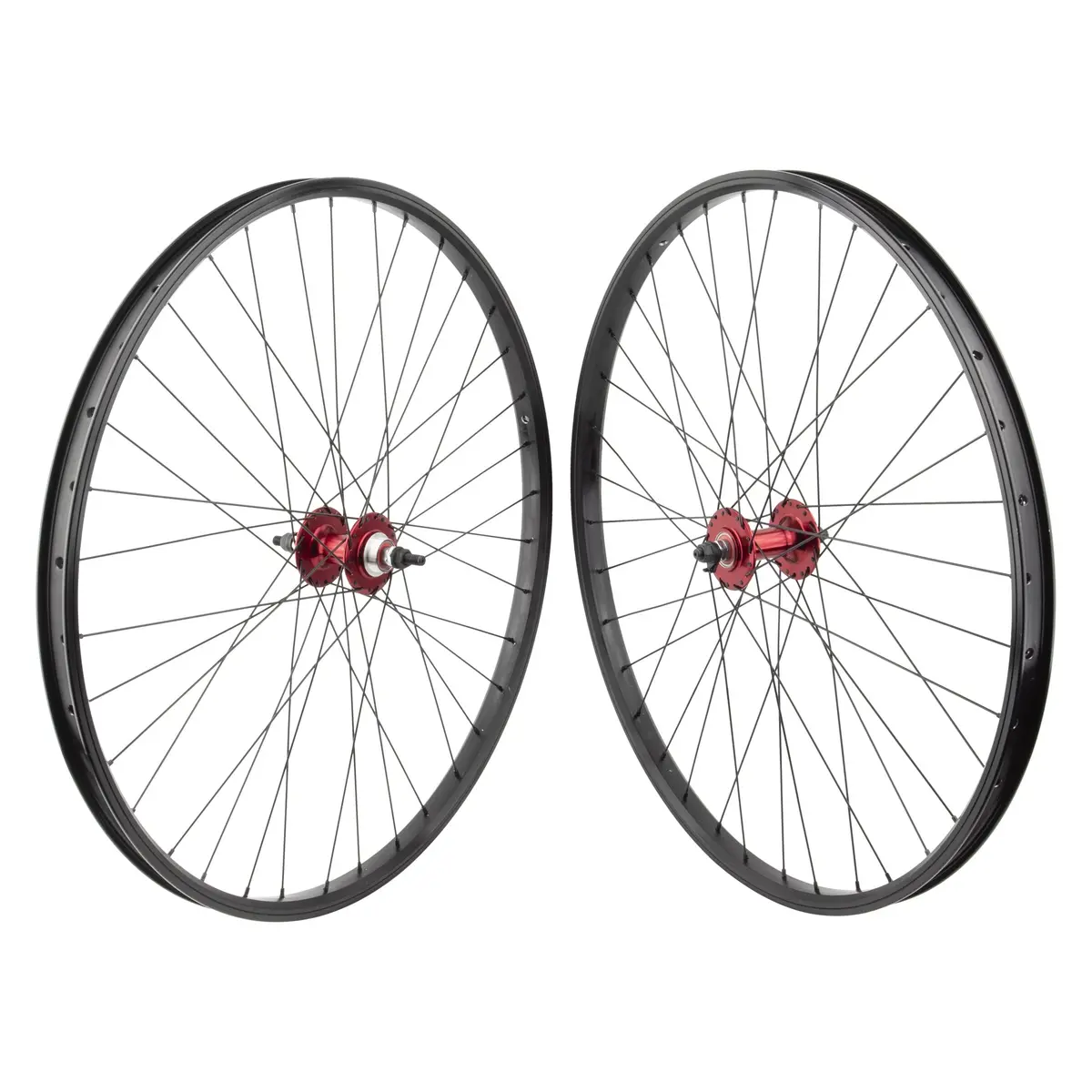 Se Bikes 29" Wheel Set (Black/ Red) F&R 1