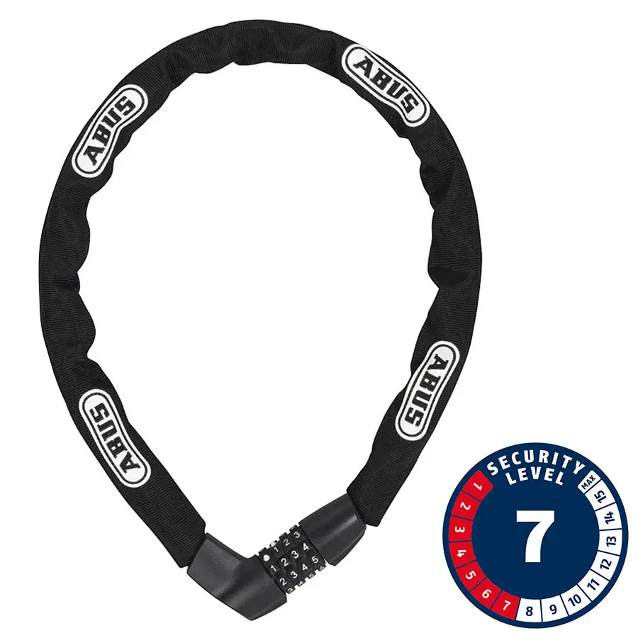Abus Tresor 1385 Chain Lock Combo 7Mm 85Cm 2.8' Black 1