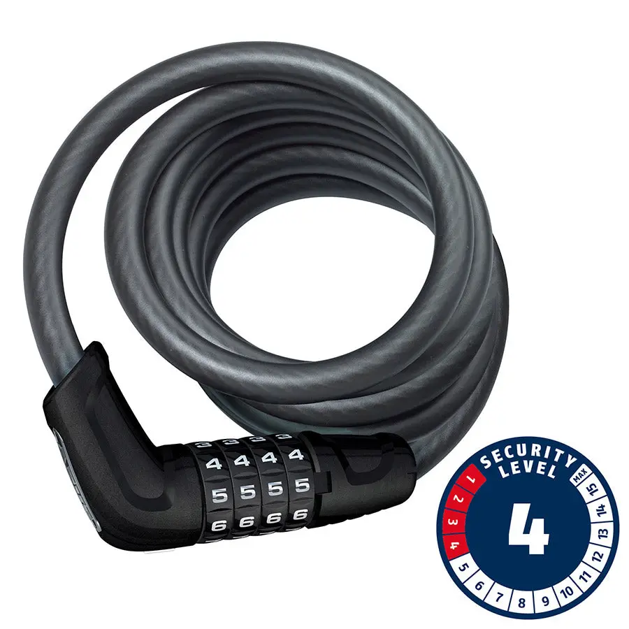 Abus Tresor 6512C Cable Lock Combo 12Mm 180Cm 5.9' Black 1