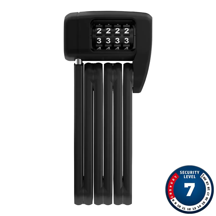 Abus Bordo Lite Mini 6055K Folding Lock Combination 60Cm 5Mm Black 1