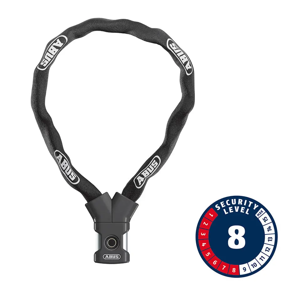 Abus Yardo Chain Lock Fingerprint 7Mm 85Cm 2.8' Black 1
