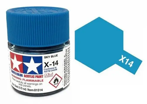 Tamiya X-14 (Sky Blue) 1