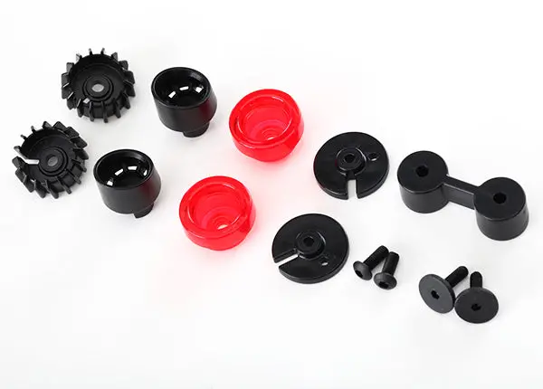 Traxxas Tail Lights (2)/ Tail Light Mounts (4) / Exhaust Tip (2)/ Exhaust Tip 1