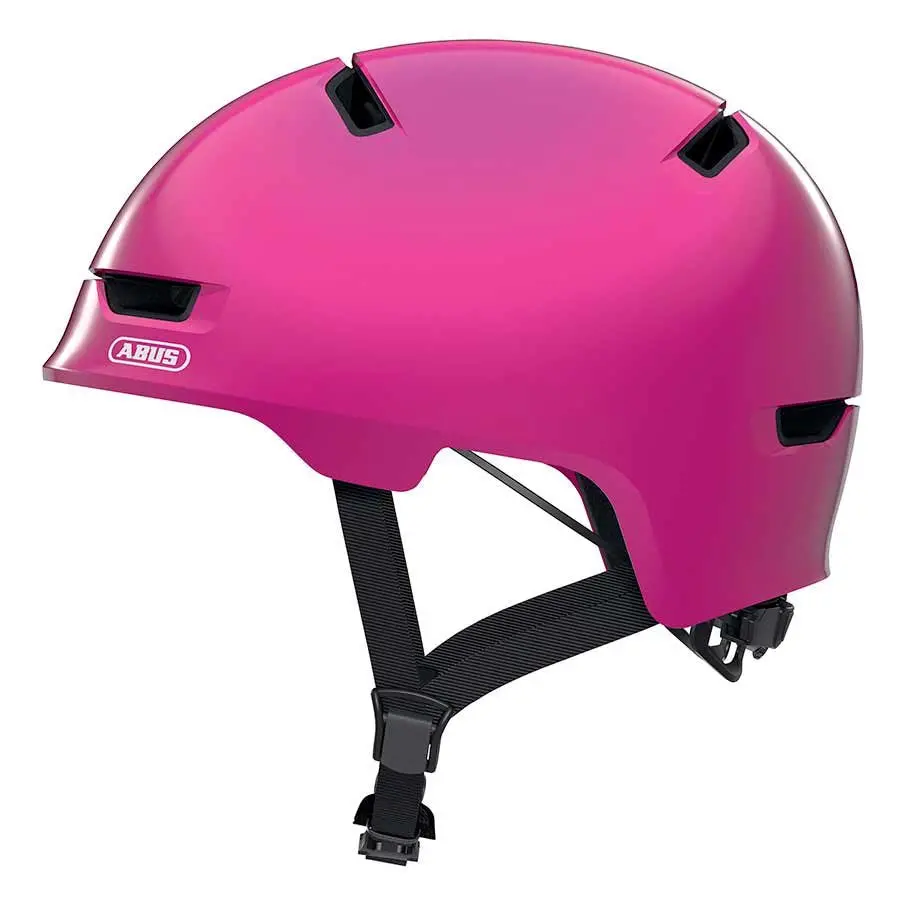 Abus Helmet Scraper Kid 3.0 Shiny Pink M 54Cm-58Cm 1