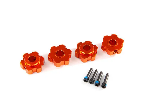 Traxxas Aluminium Wheel Hex Hubs: Maxx (Orange) 1
