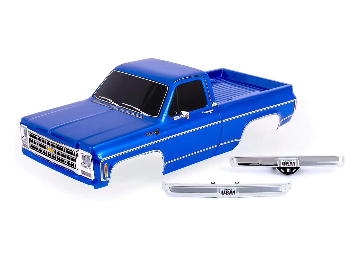 Traxxas Complete Body: K10 Cheyenne (Blue) 1
