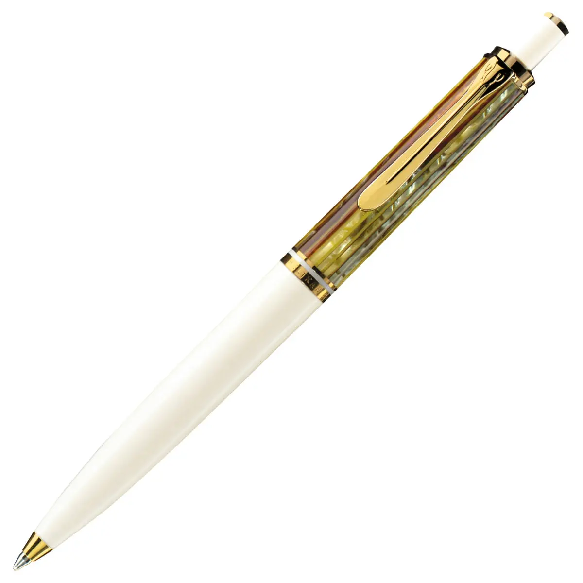 Pelikan, Kugelschreiber Souverän K400, Schildpatt-Weiss 1