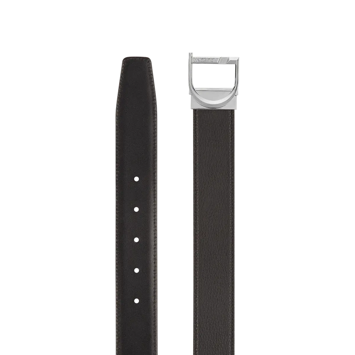 St Dupont Accessories D Logo Belts, Palladium, Schwarz 1