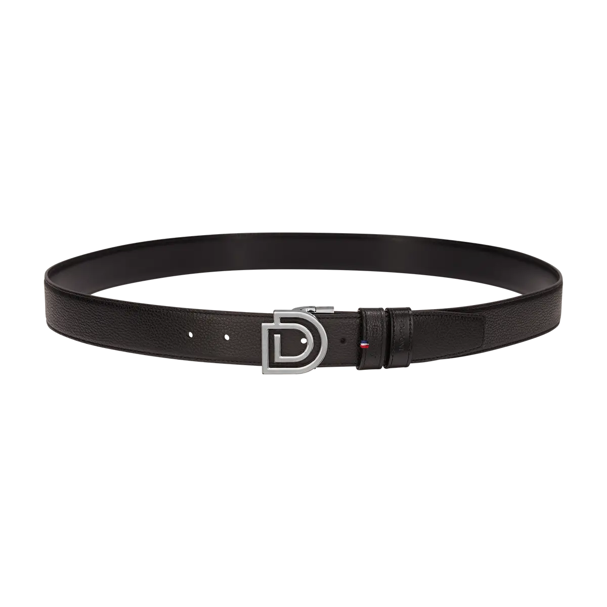 St Dupont Accessories D Logo Belts, Palladium, Schwarz 1